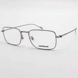 NEW MONTBLANC EYEGLASSES MB0212O 005 SILVER MEN EYEWEAR MONTBLANC